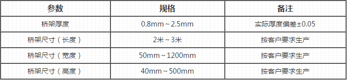 鍍鋅鋼制槽式橋架(圖4) 鍍鋅槽式橋架規格